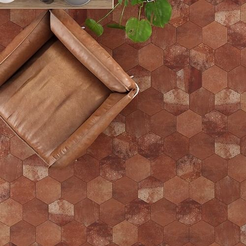 Piastrella esagonale in porcellana - FOLK  - YURTBAY SERAMIK - in ceramica smaltata / opaca / da interno