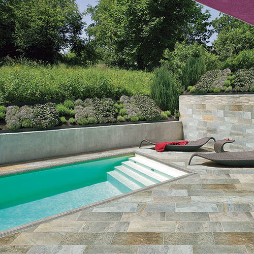 Bordo di piscina in gres porcellanato - ORIGINALSTONE - SIL CERAMICHE