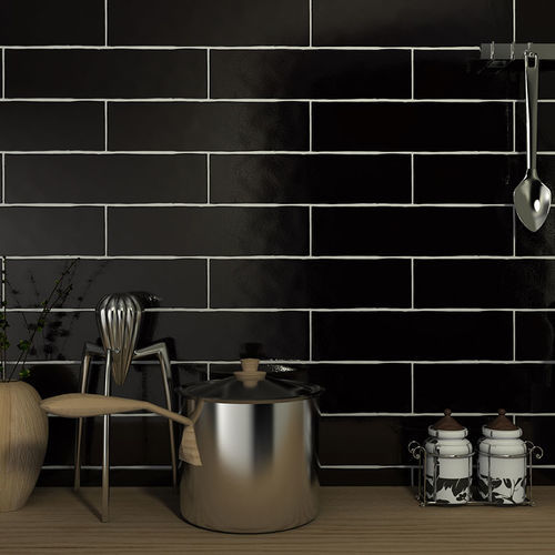 Mosaico in ceramica - BLOCK - SOTTOCER - lucido / da interno / da bagno