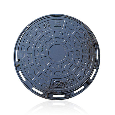 Chiusino in ghisa - B125 - Hebei Zhenhan Casting Co.,Ltd - rotondo / con coperchio