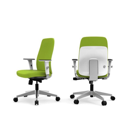 Sedia da ufficio contemporanea - Idea - Cavaletti S/a - da interno / in tessuto / in pelle
