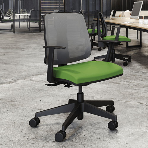 Sedia da ufficio contemporanea - Flip - Cavaletti S/a - da interno / in rete / in pelle