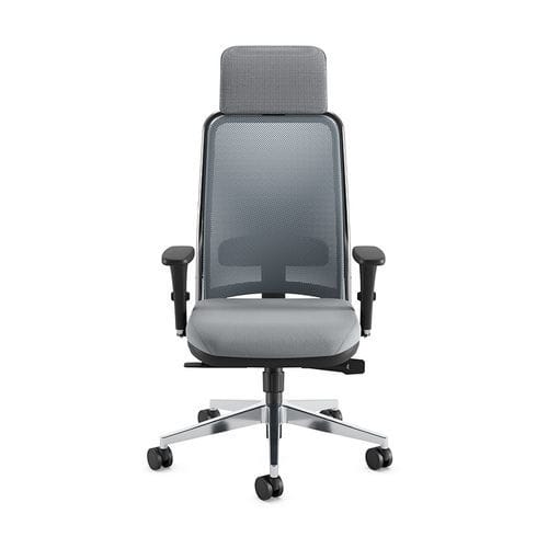 Sedia da ufficio contemporanea - NewNet - Cavaletti S/a - da interno / in rete / in pelle