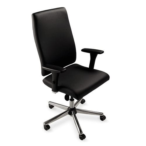 Sedia da ufficio contemporanea - Slim - Cavaletti S/a - da interno / in tessuto / in pelle