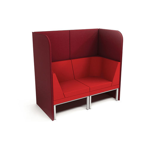 Divano contemporaneo - Talk - Cavaletti S/a - in tessuto / con schienale alto / di privacy