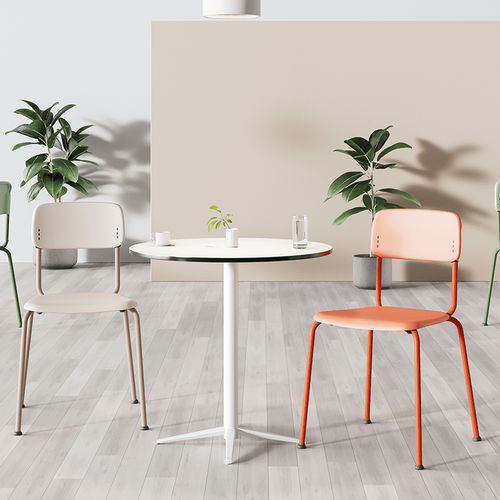 Sedia contemporanea - Joy - Cavaletti S/a - da interno / in polipropilene / con supporto in acciaio verniciato