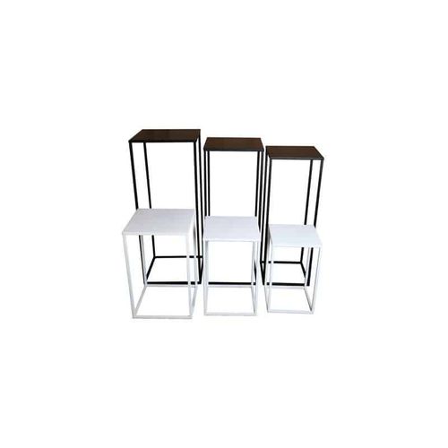 Piedistallo contemporaneo - Tertio + Tertio (S) - SAS Socles et Supports - di acciaio / su misura / per scultura