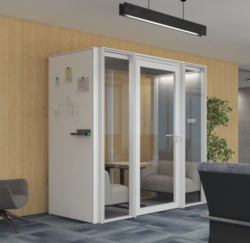 Ufficio POD acustico - ALNO POD MEDIUM - ALN Office - Altinbölme Partition Wall - con porta vetrata / ergonomico / modulabile