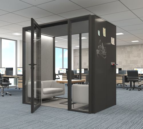 Ufficio POD acustico - ALNO POD LARGE - ALN Office - Altinbölme Partition Wall - con porta vetrata / ergonomico / modulabile
