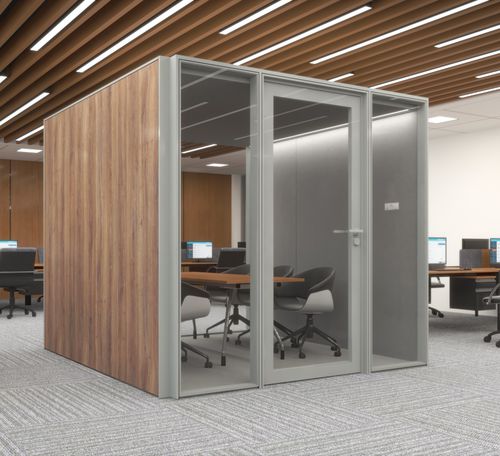 Ufficio POD acustico - ALNO POD X-LARGE - ALN Office - Altinbölme Partition Wall - con porta vetrata / ergonomico / modulabile