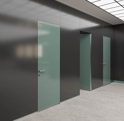Cabina per bagni pubblici in laminato - ALNO CUBICLE - ALN Office - Altinbölme Partition Wall - in HPL / in vetro / in legno