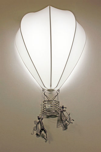 Applique design originale - SCONCE BALLOON - ARTBUZ creative workshop - da interno / in vetro / in metallo