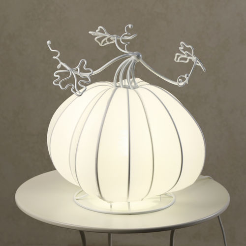 Lampada da tavolo - SMALL PUMPKIN - ARTBUZ creative workshop - in metallo / in tessuto / design originale