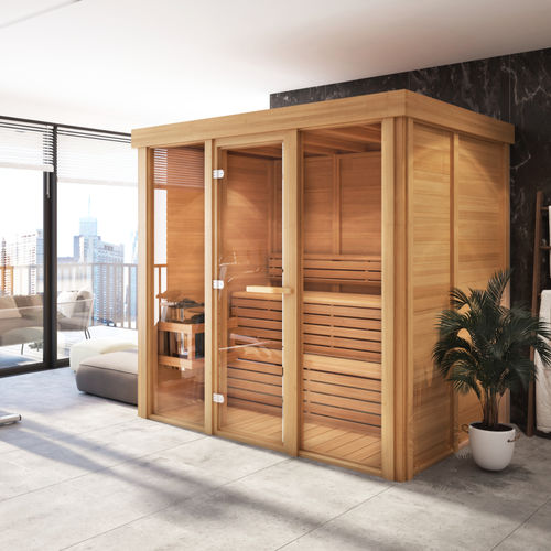 Sauna per uso residenziale - 7FTx6FT - Urban Cedar Hot Tubs and Saunas - in vetro / in cedro rosso / da interno