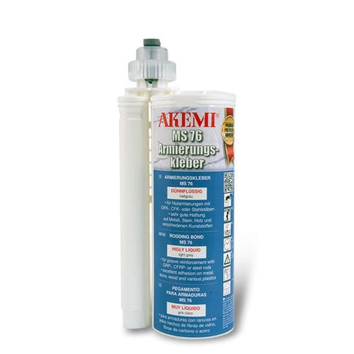 Colla a base di poliestere - MS 76 RODDING  - Akemi - per vetro / per finestra / per interni