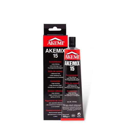 Colla per legno - AKEMIX 15 - Akemi - per metallo / per vetro / per interni