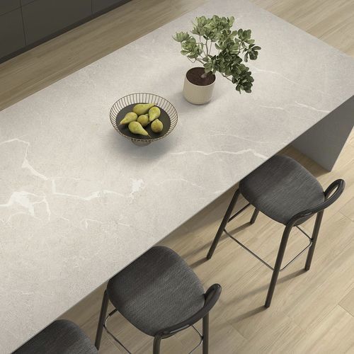 Lastra in pietra in gres porcellanato - GRIS LEVANTE - Arklam - per cucina / per piano di lavoro / beige