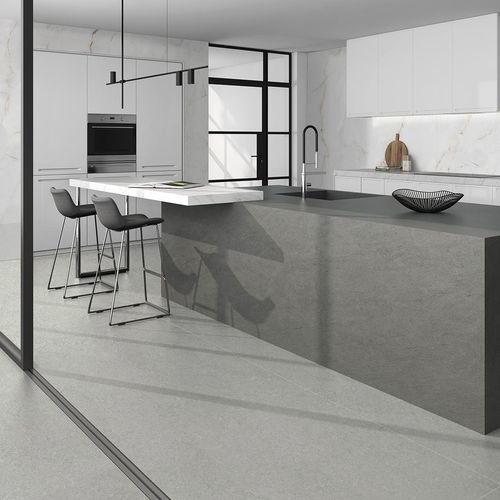 Lastra in pietra in gres porcellanato - BASALT  - Arklam - per pavimento / per muro / per piano di lavoro