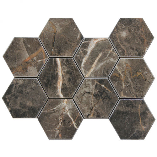 Mosaico in ceramica - ARAMIS - Monopole - lucido / da interno / da bagno