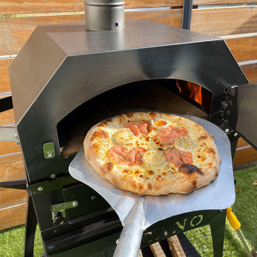 Forno a pizza per negozio - MULTICOOK - Vulcano France - a carbonella / a libera installazione / singolo