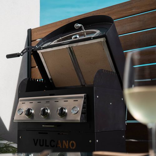 Forno a gas - 3 - Vulcano France - misto / a libera installazione / singolo
