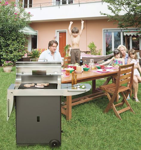 Plancha da giardino - FAMILY - Vulcano France - a legna / da terra