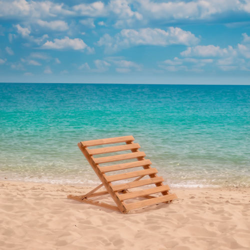 Lettino prendisole contemporaneo - TK-R70 - Conva - in teak / da giardino / da spiaggia