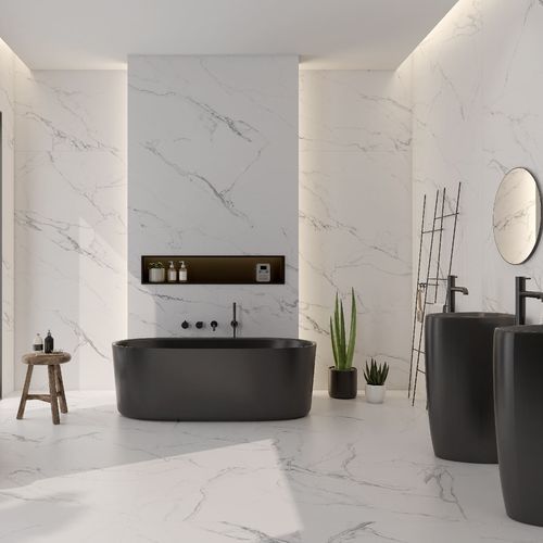 Piastrella in marmo - XT. STILL - Prissmacer - lucida / da interno / da bagno