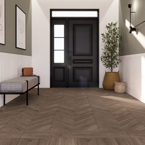 Piastrella in legno - ESS. RLV. CHEVRON - Prissmacer - opaca / da interno / da bagno