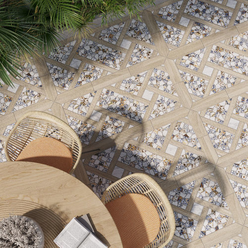 Piastrella in ceramica - ESS. RLV. GAUDÍ - Prissmacer - opaca / da esterno / per terrazza