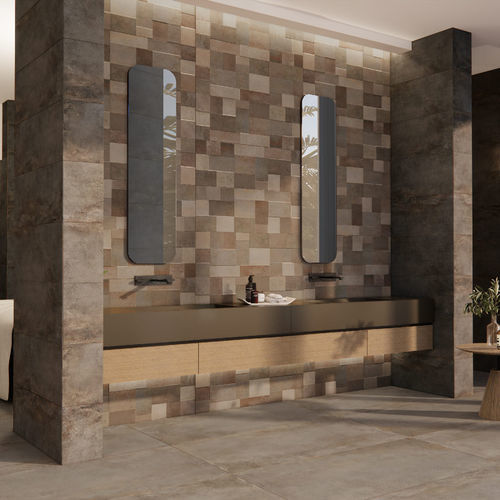Piastrella in ceramica - ESS. OXID - Prissmacer - opaca / da interno / da bagno