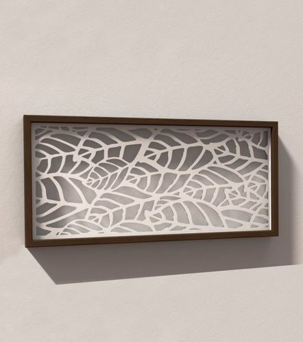 Pannello decorativo da parete - Quadro design Tramax Fylla - Laserplanet - in legno / in metacrilato / per uso residenziale