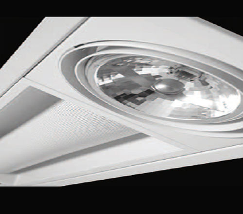 Plafoniera design originale - 197 HQI - pti-lighting - rotonda / rettangolare / in lamiera d'acciaio