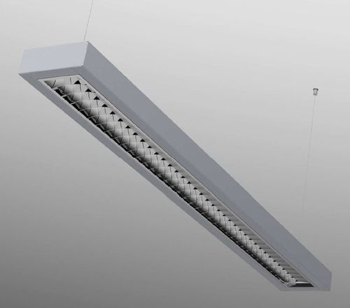 Luce a sospensione - TL-8 - pti-lighting - a lampada fluorescente / rettangolare / IP20