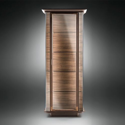 Vetrina contemporanea - Margherita - ANNIBALE COLOMBO - in noce / in teak / illuminata