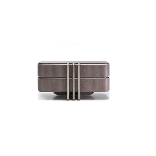 Cassettone contemporaneo - H1595 - ANNIBALE COLOMBO - in rovere / in ottone / rettangolare