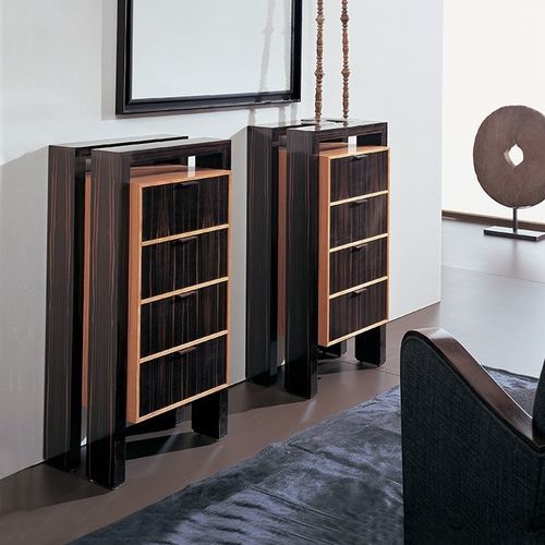 Cassettone contemporaneo - I 1316 - ANNIBALE COLOMBO - in ciliegio / in ebano / rettangolare