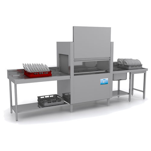 Lavastoviglie a tunnel - NIAGARA 411.1 - ELETTROBAR - per cucina professionale / da appoggio / per bicchieri