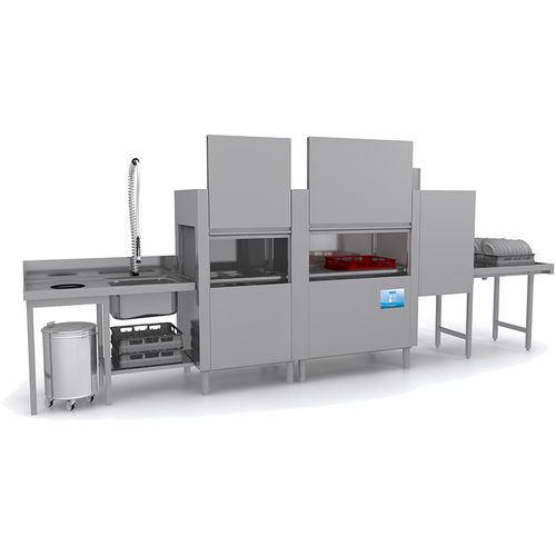 Lavastoviglie a tunnel - NIAGARA 411.2 - ELETTROBAR - per cucina professionale / da appoggio / per bicchieri