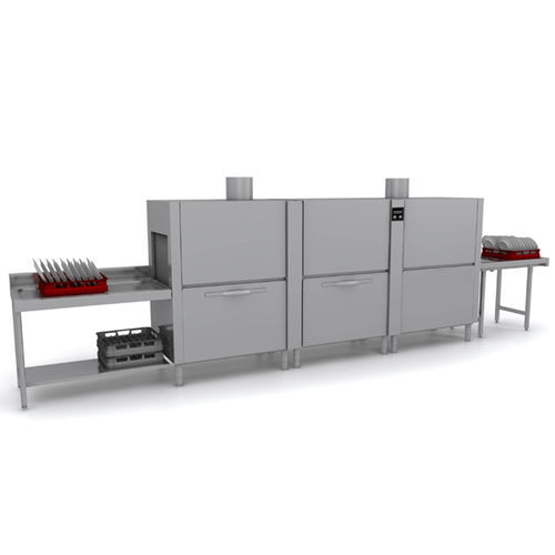 Lavastoviglie a tunnel - RIVER MULTI 414.2 - ELETTROBAR - per cucina professionale / da appoggio / asciugatrice
