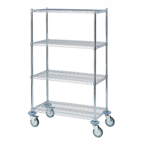Carrello di servizio - P1640609 - QUATRO S.R.L. - contract / personalizzabile / in acciaio cromato