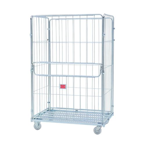 Carrello portabiancheria - RM - QUATRO S.R.L. - contract / in acciaio zincato / in maglia metallica