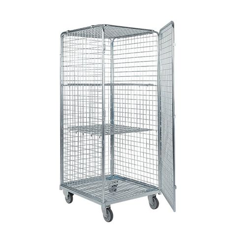 Carrello contenitore - RA - QUATRO S.R.L. - contract / di trasporto / in maglia metallica