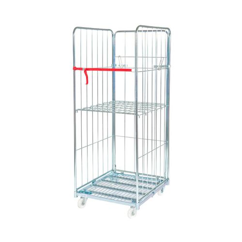 Carrello portabiancheria - STD2 - QUATRO S.R.L. - contract / personalizzabile / in acciaio zincato