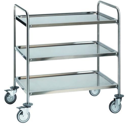 Carrello per vassoi gastronorm - CS963 - QUATRO S.R.L. - per cucina professionale / in acciaio inossidabile