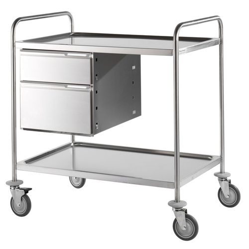 Carrello per vassoi gastronorm - CS962-2C - QUATRO S.R.L. - per cucina professionale / in acciaio inossidabile
