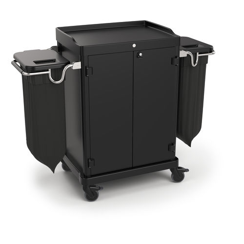 Carrello di pulizia - 4ESSENTIAL-V3 - QUATRO S.R.L. - per hotel / personalizzabile / su misura
