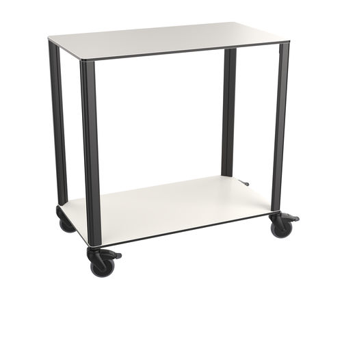 Carrello portavivande di servizio - 4SV-90x50H92-B - QUATRO S.R.L. - portastoviglie / per macchine da caffè / per degustazione di vini