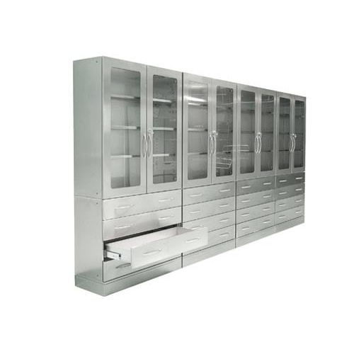 Mobile di stoccaggio con cassetti - AGMA ARREDO INOX PROFESSIONALE SRL A SOCIO UNICO - di campione / per struttura sanitaria