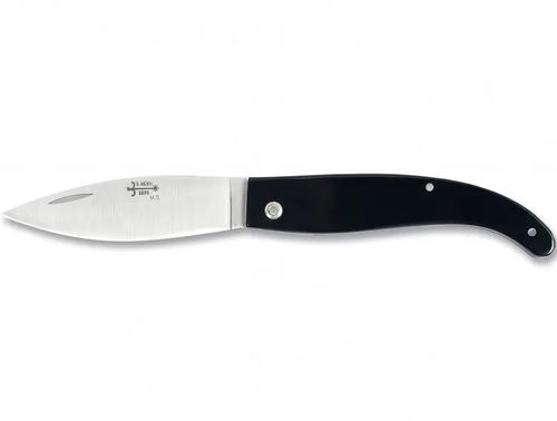 Coltello tascabile con manico in PMMA - Maremmano A Foglia  - COLTELLERIE BERTI - con lama in acciaio inossidabile